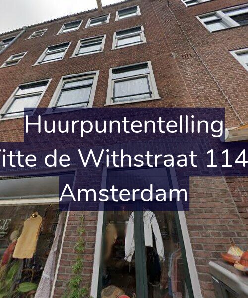 Foto gevel Huurpuntentelling voor Witte de Withstraat 114-3, Amsterdam