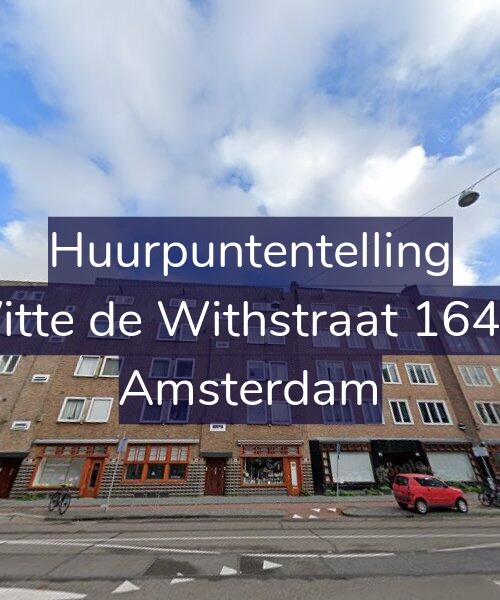 Foto gevel Huurpuntentelling voor Witte de Withstraat 164-1, Amsterdam