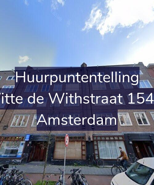 Foto gevel Huurpuntentelling voor Witte de Withstraat 154-3, Amsterdam