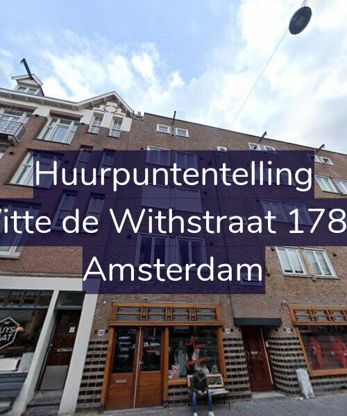 Foto gevel Huurpuntentelling voor Witte de Withstraat 178-3, Amsterdam