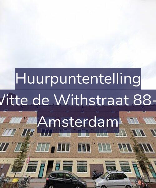 Foto gevel Huurpuntentelling voor Witte de Withstraat 88-3, Amsterdam