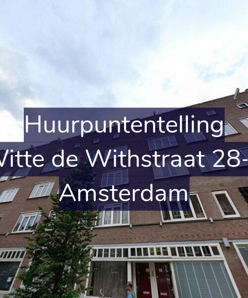 Foto gevel Huurpuntentelling voor Witte de Withstraat 28-2, Amsterdam