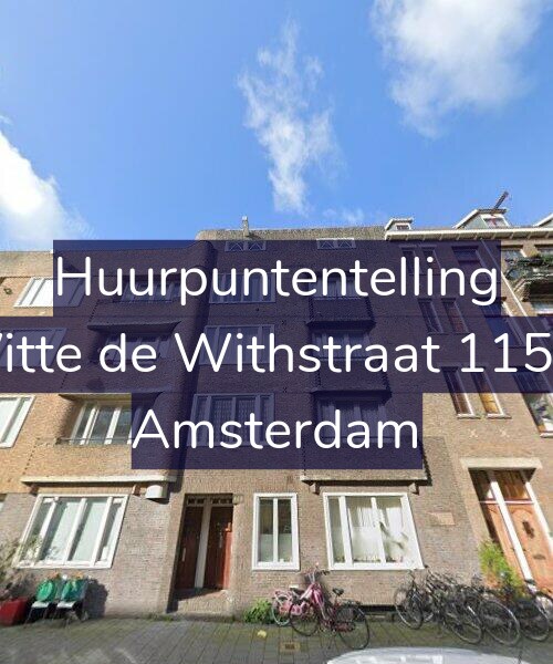 Foto gevel Huurpuntentelling voor Witte de Withstraat 115-4, Amsterdam