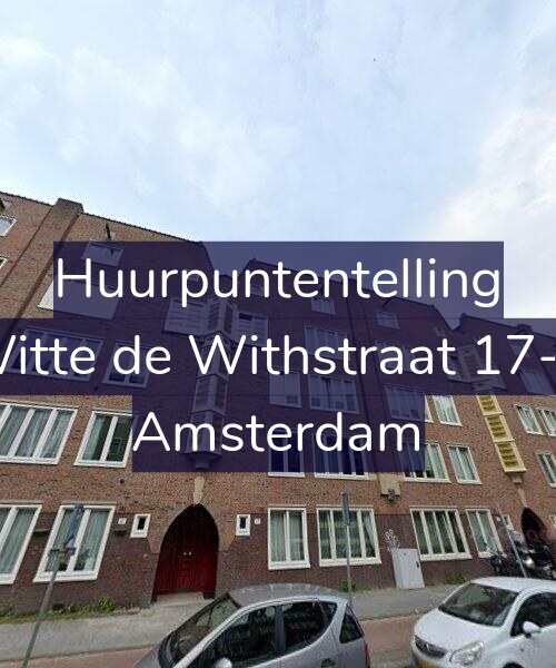 Foto gevel Huurpuntentelling voor Witte de Withstraat 17-A, Amsterdam