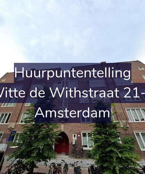 Foto gevel Huurpuntentelling voor Witte de Withstraat 21-C, Amsterdam
