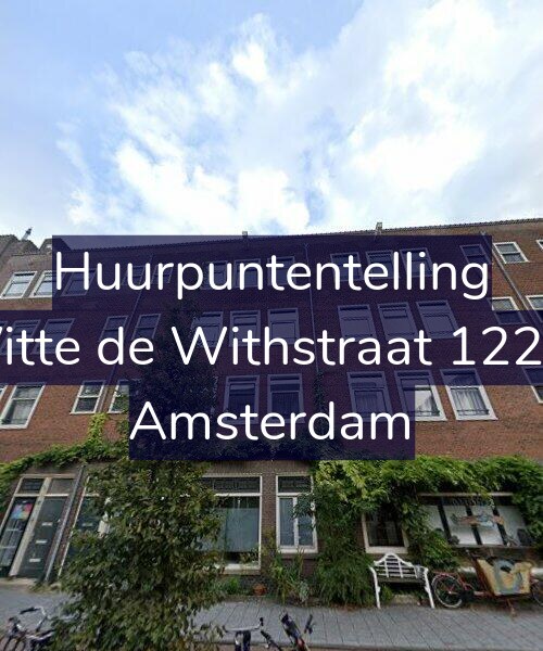 Foto gevel Huurpuntentelling voor Witte de Withstraat 122-3, Amsterdam