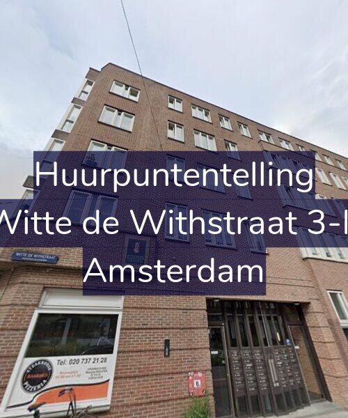 Foto gevel Huurpuntentelling voor Witte de Withstraat 3-P, Amsterdam