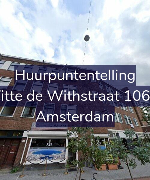 Foto gevel Huurpuntentelling voor Witte de Withstraat 106-3, Amsterdam