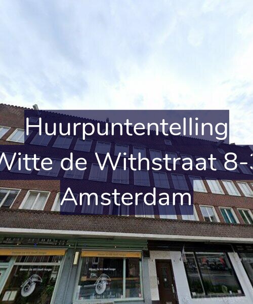 Foto gevel Huurpuntentelling voor Witte de Withstraat 8-3, Amsterdam