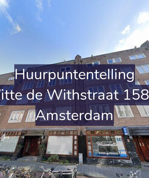 Foto gevel Huurpuntentelling voor Witte de Withstraat 158-2, Amsterdam