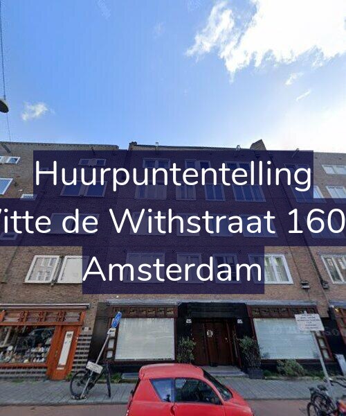 Foto gevel Huurpuntentelling voor Witte de Withstraat 160-2, Amsterdam