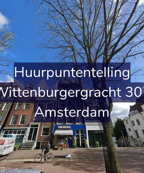 Foto gevel Huurpuntentelling voor Wittenburgergracht 307, Amsterdam