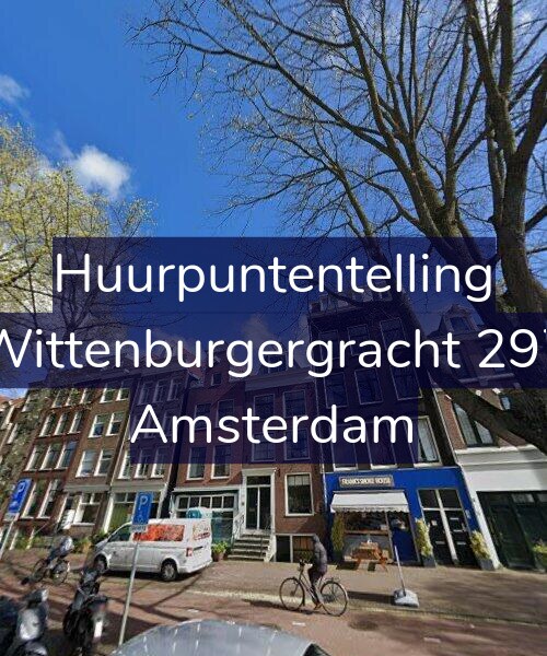 Foto gevel Huurpuntentelling voor Wittenburgergracht 297, Amsterdam
