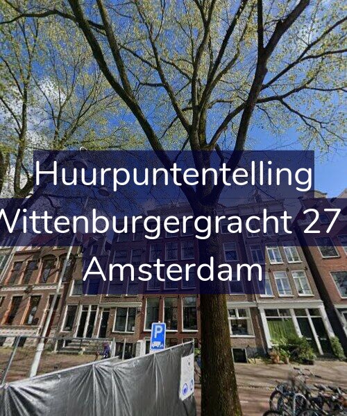 Foto gevel Huurpuntentelling voor Wittenburgergracht 271, Amsterdam