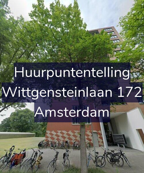 Foto gevel Huurpuntentelling voor Wittgensteinlaan 172, Amsterdam