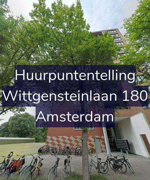 Foto gevel Huurpuntentelling voor Wittgensteinlaan 180, Amsterdam