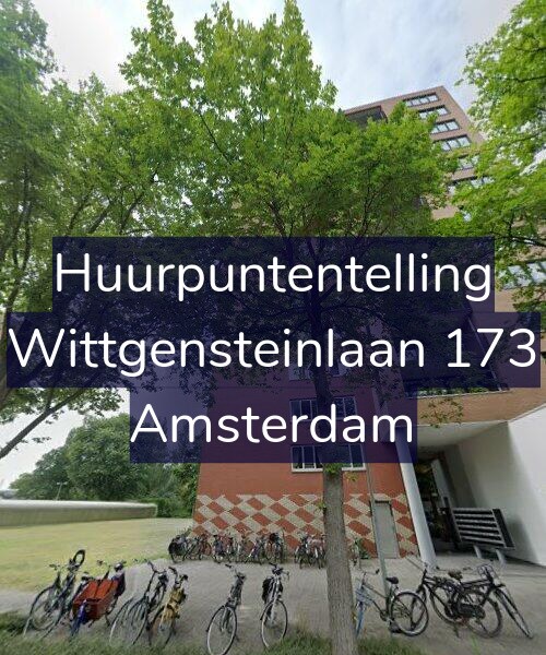 Foto gevel Huurpuntentelling voor Wittgensteinlaan 173, Amsterdam