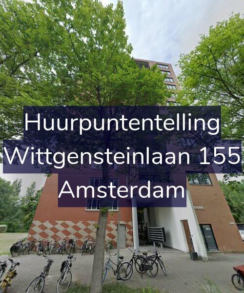 Foto gevel Huurpuntentelling voor Wittgensteinlaan 155, Amsterdam