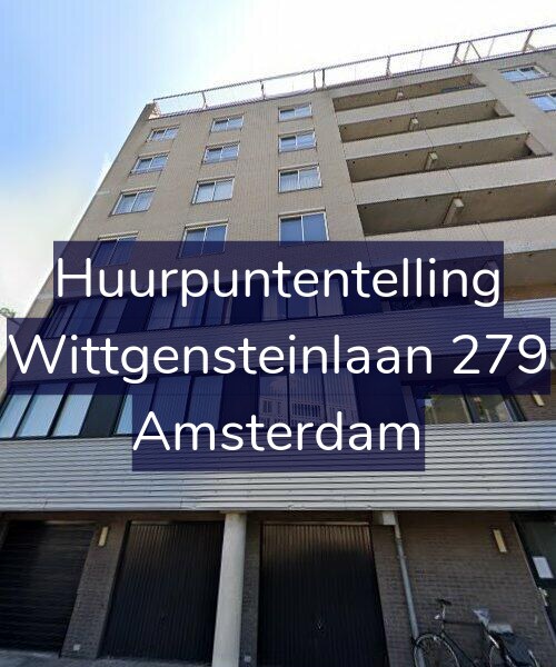 Foto gevel Huurpuntentelling voor Wittgensteinlaan 279, Amsterdam