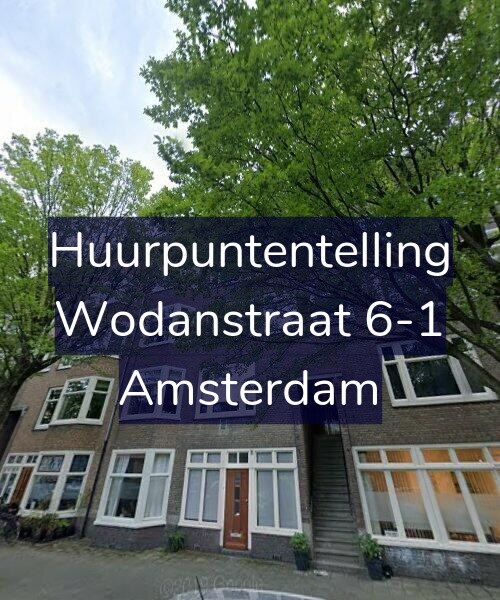 Foto gevel Huurpuntentelling voor Wodanstraat 6-1, Amsterdam