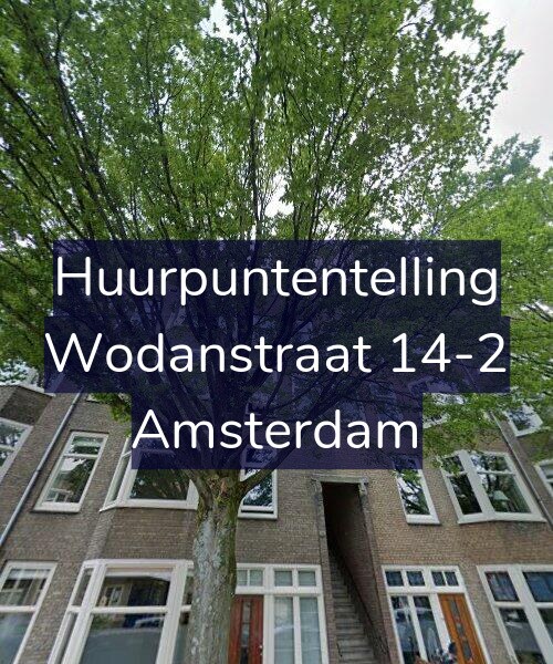 Foto gevel Huurpuntentelling voor Wodanstraat 14-2, Amsterdam