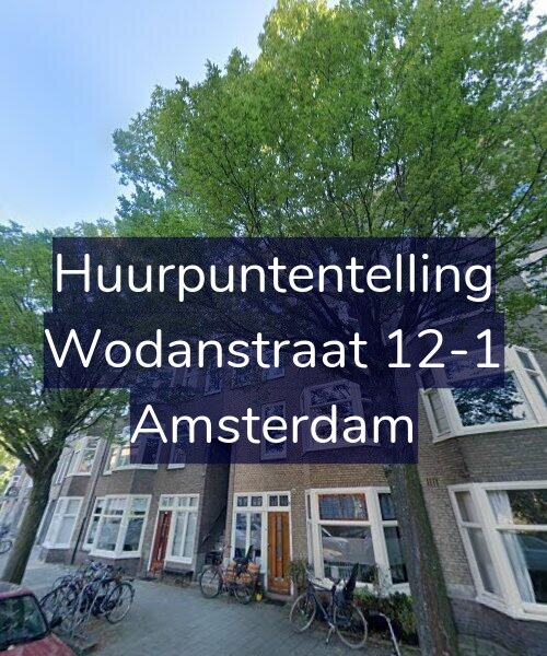 Foto gevel Huurpuntentelling voor Wodanstraat 12-1, Amsterdam