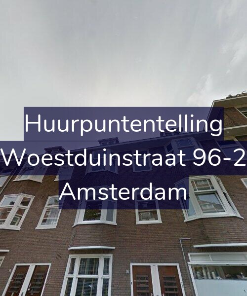 Foto gevel Huurpuntentelling voor Woestduinstraat 96-2, Amsterdam
