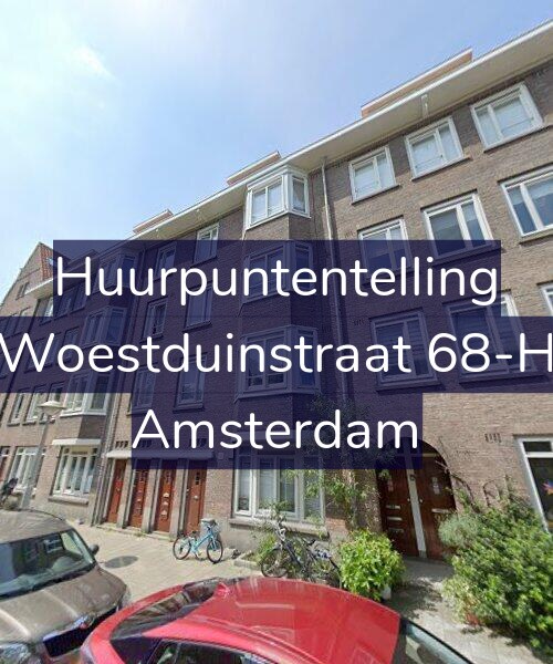 Foto gevel Huurpuntentelling voor Woestduinstraat 68-H, Amsterdam
