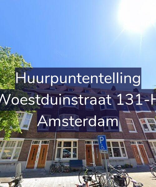 Foto gevel Huurpuntentelling voor Woestduinstraat 131-H, Amsterdam