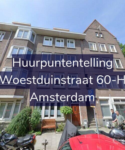 Foto gevel Huurpuntentelling voor Woestduinstraat 60-H, Amsterdam