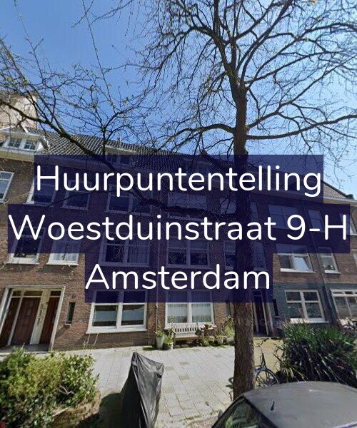 Foto gevel Huurpuntentelling voor Woestduinstraat 9-H, Amsterdam