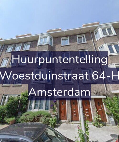 Foto gevel Huurpuntentelling voor Woestduinstraat 64-H, Amsterdam