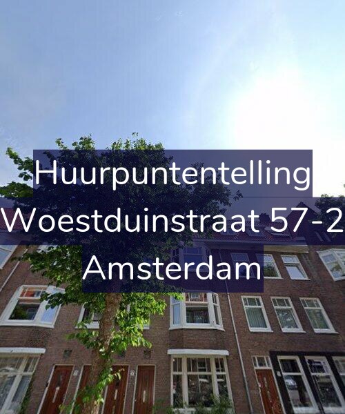 Foto gevel Huurpuntentelling voor Woestduinstraat 57-2, Amsterdam