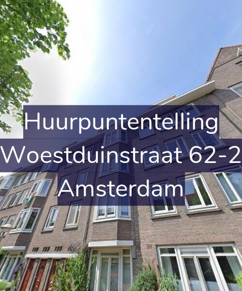 Foto gevel Huurpuntentelling voor Woestduinstraat 62-2, Amsterdam