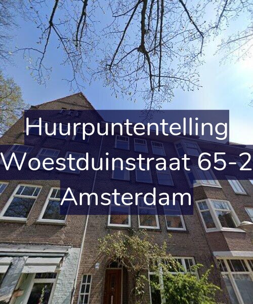 Foto gevel Huurpuntentelling voor Woestduinstraat 65-2, Amsterdam