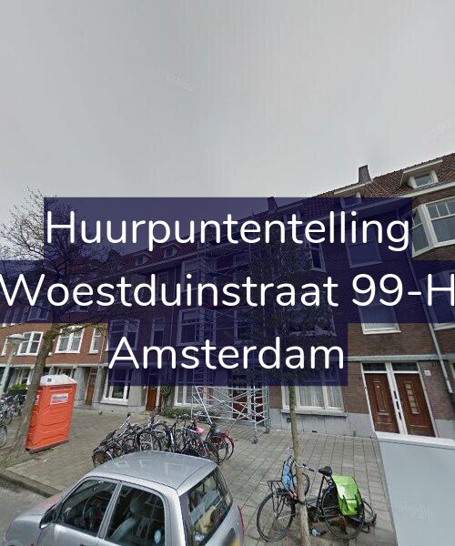 Foto gevel Huurpuntentelling voor Woestduinstraat 99-H, Amsterdam