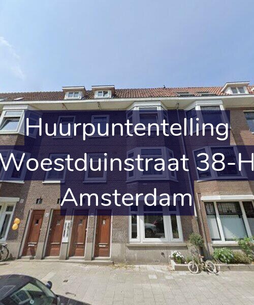 Foto gevel Huurpuntentelling voor Woestduinstraat 38-H, Amsterdam
