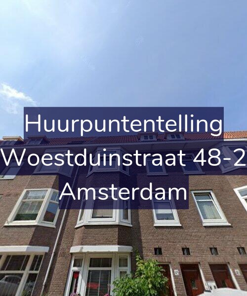 Foto gevel Huurpuntentelling voor Woestduinstraat 48-2, Amsterdam