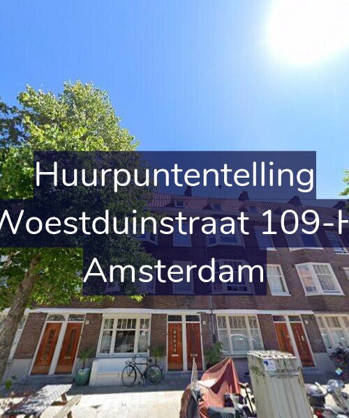 Foto gevel Huurpuntentelling voor Woestduinstraat 109-H, Amsterdam