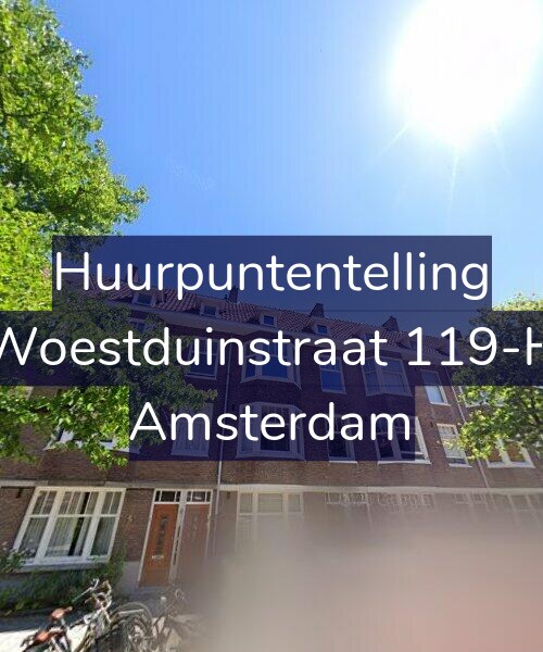 Foto gevel Huurpuntentelling voor Woestduinstraat 119-H, Amsterdam