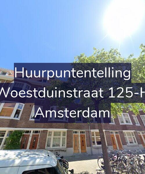 Foto gevel Huurpuntentelling voor Woestduinstraat 125-H, Amsterdam