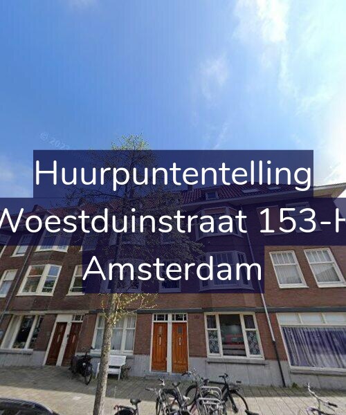 Foto gevel Huurpuntentelling voor Woestduinstraat 153-H, Amsterdam