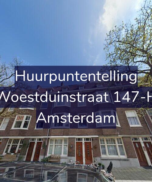 Foto gevel Huurpuntentelling voor Woestduinstraat 147-H, Amsterdam