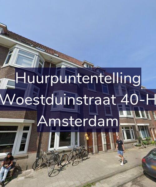 Foto gevel Huurpuntentelling voor Woestduinstraat 40-H, Amsterdam
