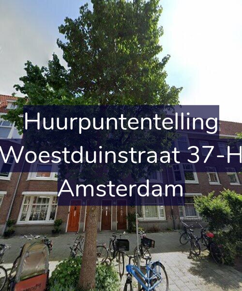 Foto gevel Huurpuntentelling voor Woestduinstraat 37-H, Amsterdam