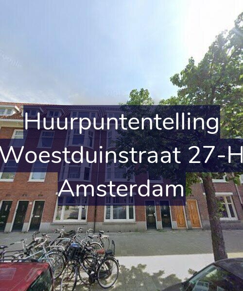 Foto gevel Huurpuntentelling voor Woestduinstraat 27-H, Amsterdam