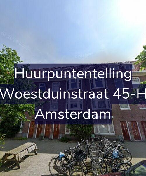 Foto gevel Huurpuntentelling voor Woestduinstraat 45-H, Amsterdam