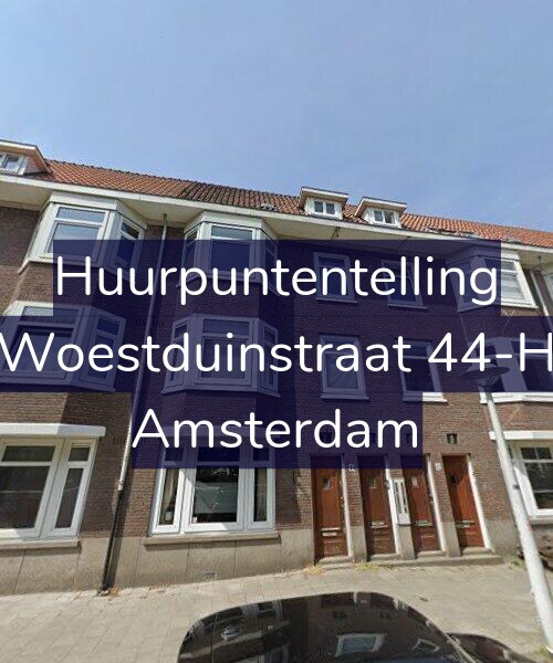 Foto gevel Huurpuntentelling voor Woestduinstraat 44-H, Amsterdam
