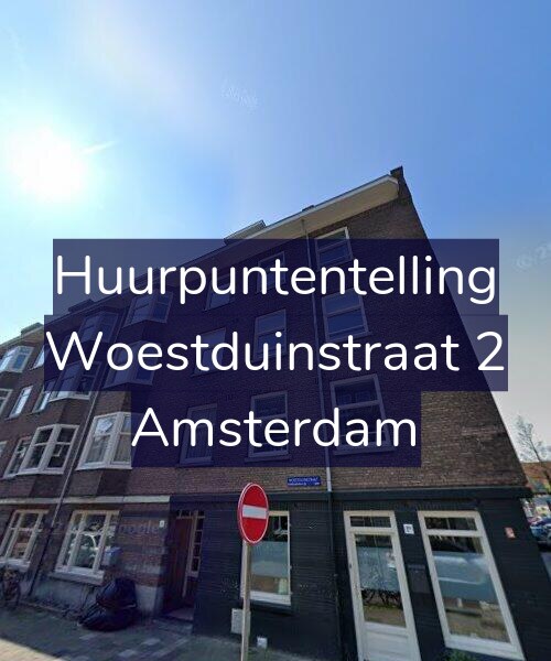 Foto gevel Huurpuntentelling voor Woestduinstraat 2, Amsterdam