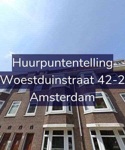 Foto gevel Huurpuntentelling voor Woestduinstraat 42-2, Amsterdam
